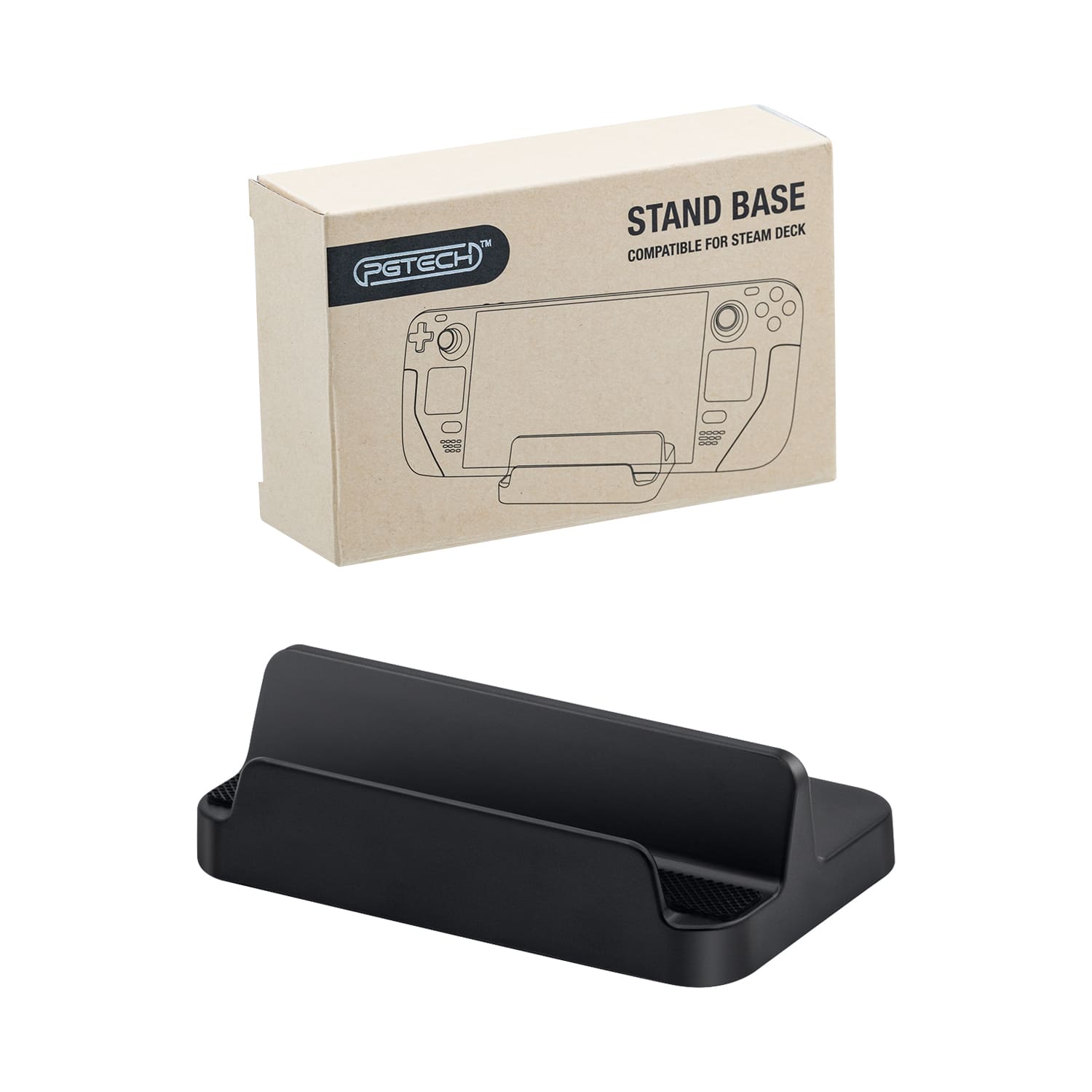 Gaming-Stand Base for Steam Deck/Nintendo Switch/Switch OLED/Switch Lite - Black(GP-805)