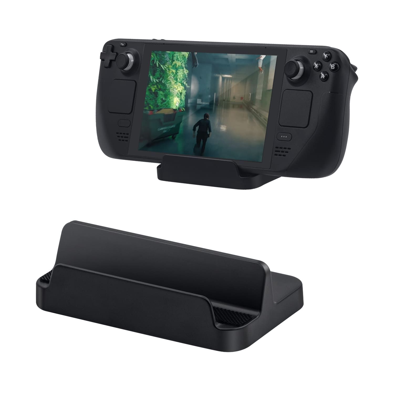 Gaming-Stand Base for Steam Deck/Nintendo Switch/Switch OLED/Switch Lite - Black(GP-805)