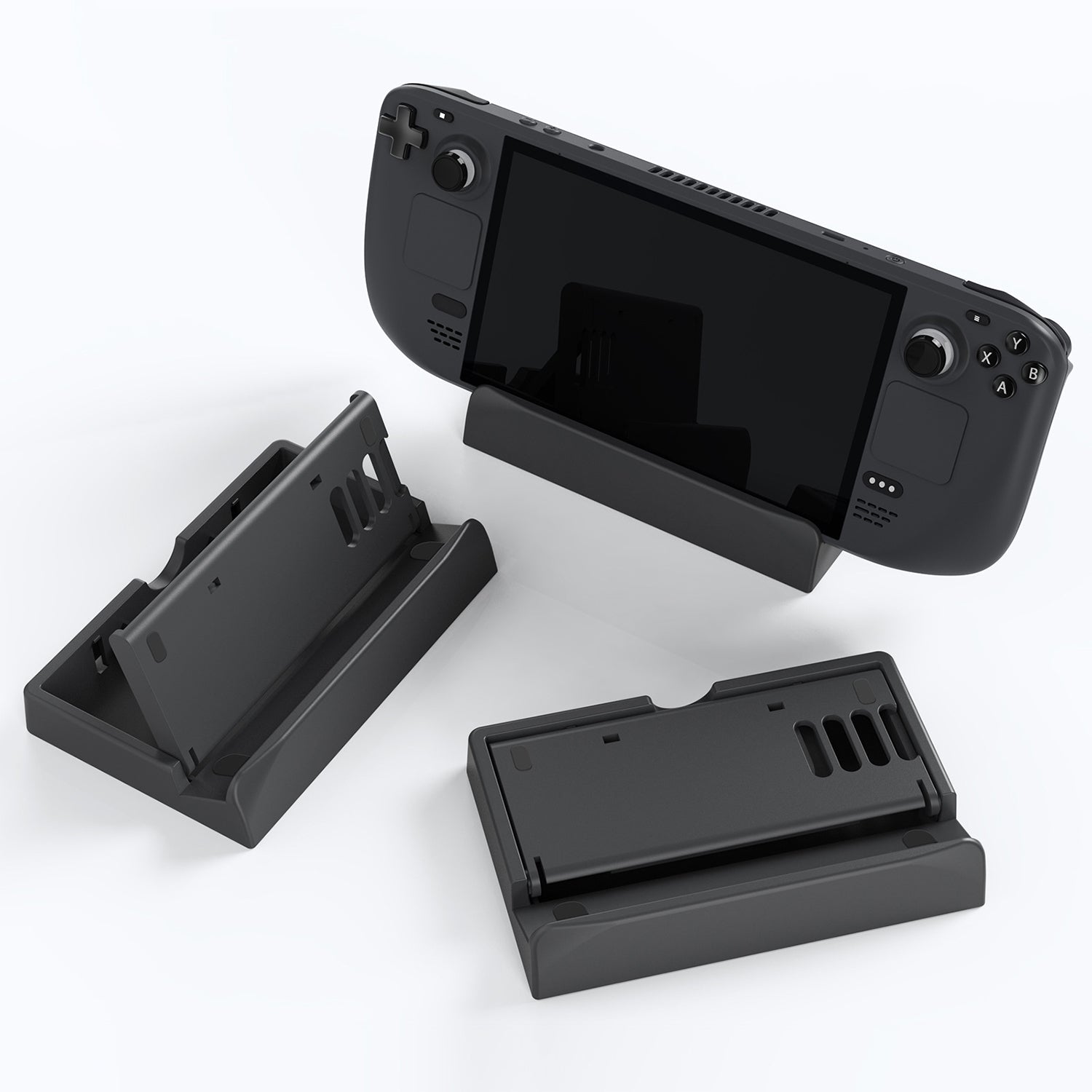 Gaming-Adjustable 3-Level Angles Stand for Steam Deck/Nintendo Switch/Switch Oled/Mobile Phone