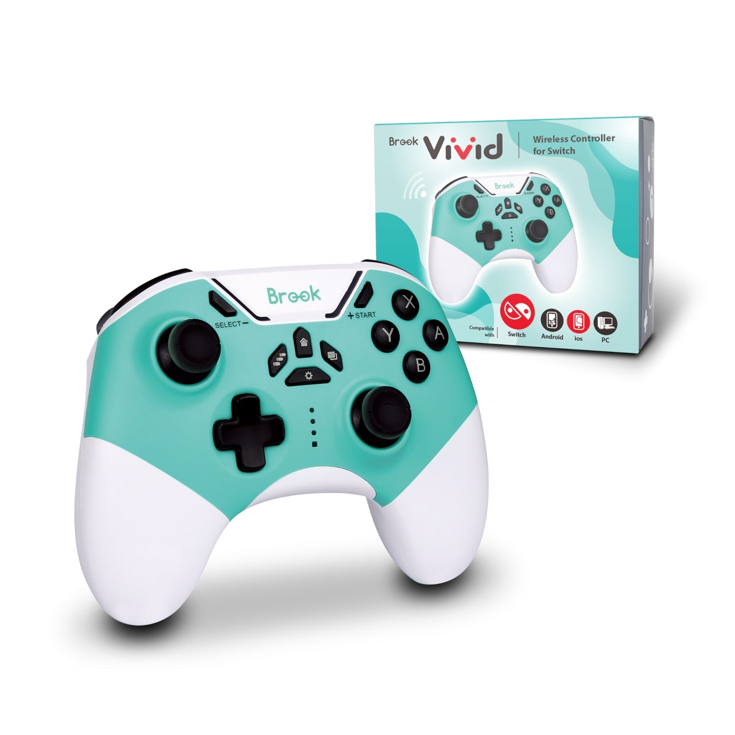 Gaming-Brook Vivid Wireless Controller for PC/iOS/Android/Switch