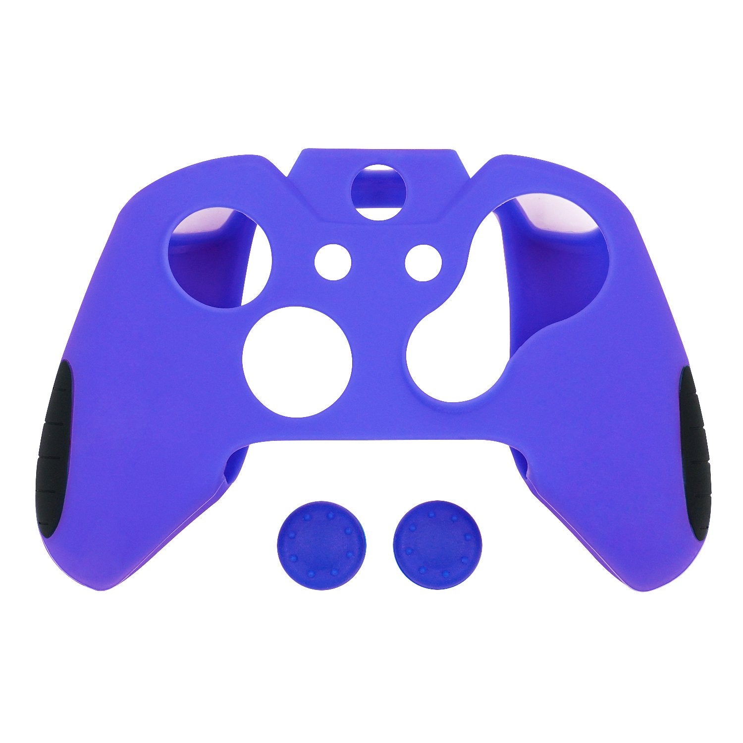 Gaming-Anti-Slip Protective Silicone Cover with Thumb Caps for Xbox One Controller Blue