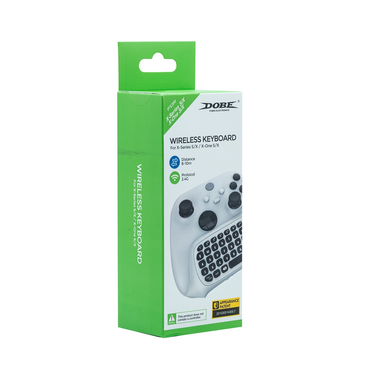 Gaming-DOBE 2.4G Wireless Mini Keyboard for Xbox One/X/S/Series X/Series S White (TYX-586S)