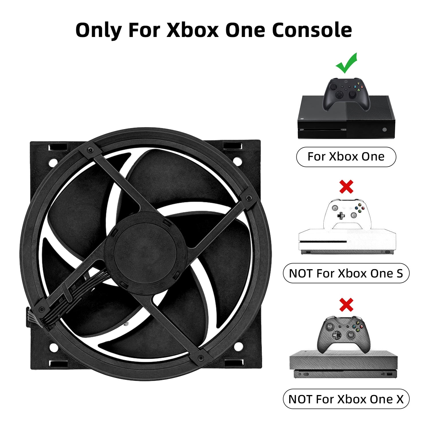 Gaming-Internal Cooling Fan for Xbox ONE